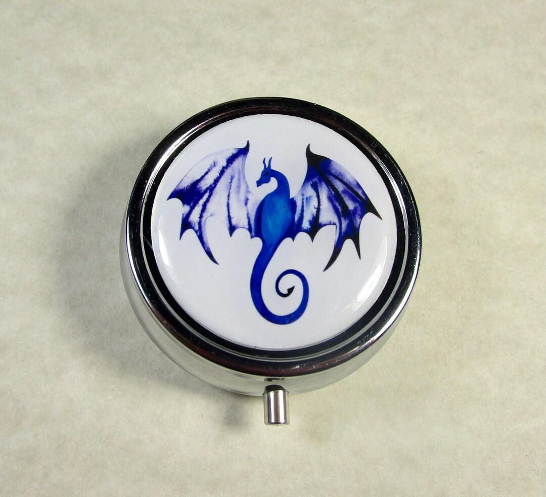 Dragon Pillbox Dragon Pill Box Dragon Gifts Gamer Gifts Etsy
