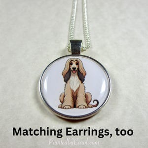 Afghan Hound Pendant, Afghan Hound Necklace, Afghan Hound Jewelry, Afghan Hound Gift, Affie Gifts, Affie Pendant, Affie Jewelry