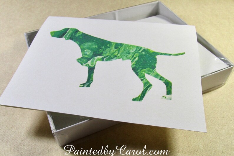 Pointer Stationery Pointer Mom Gift Pointer Dad Gift Pointer Gifts Pointer Card Card with Pointer Pointer Note Cards