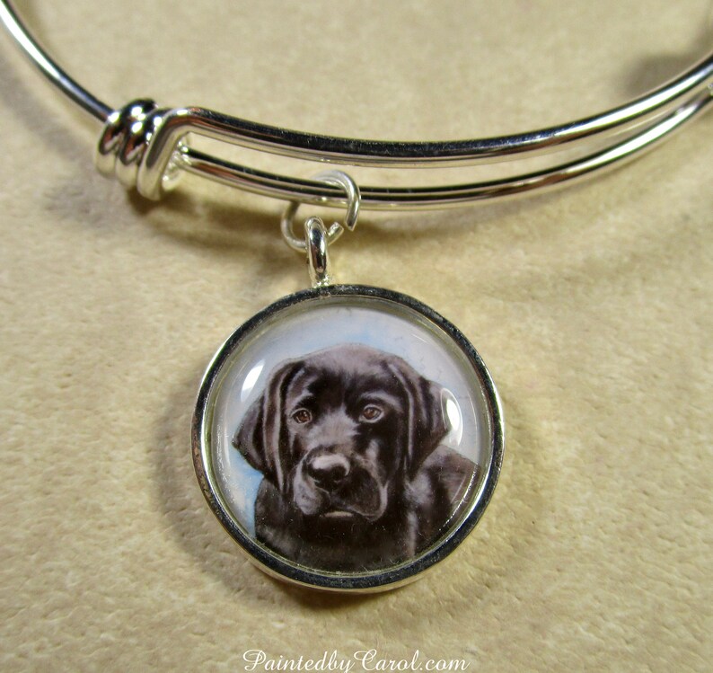 Black Lab Bracelet Black Lab Bangle Black Lab Expand It Etsy