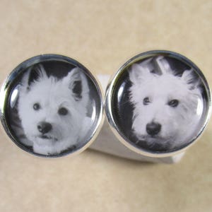 Custom Pet Photo Cufflinks, Dog Dad Cufflinks, Cat Dad Cufflinks, Pet Memorial Cufflinks, Pet Memorial Jewelry, Dog Dad Gift, Cat Dad Gift image 5