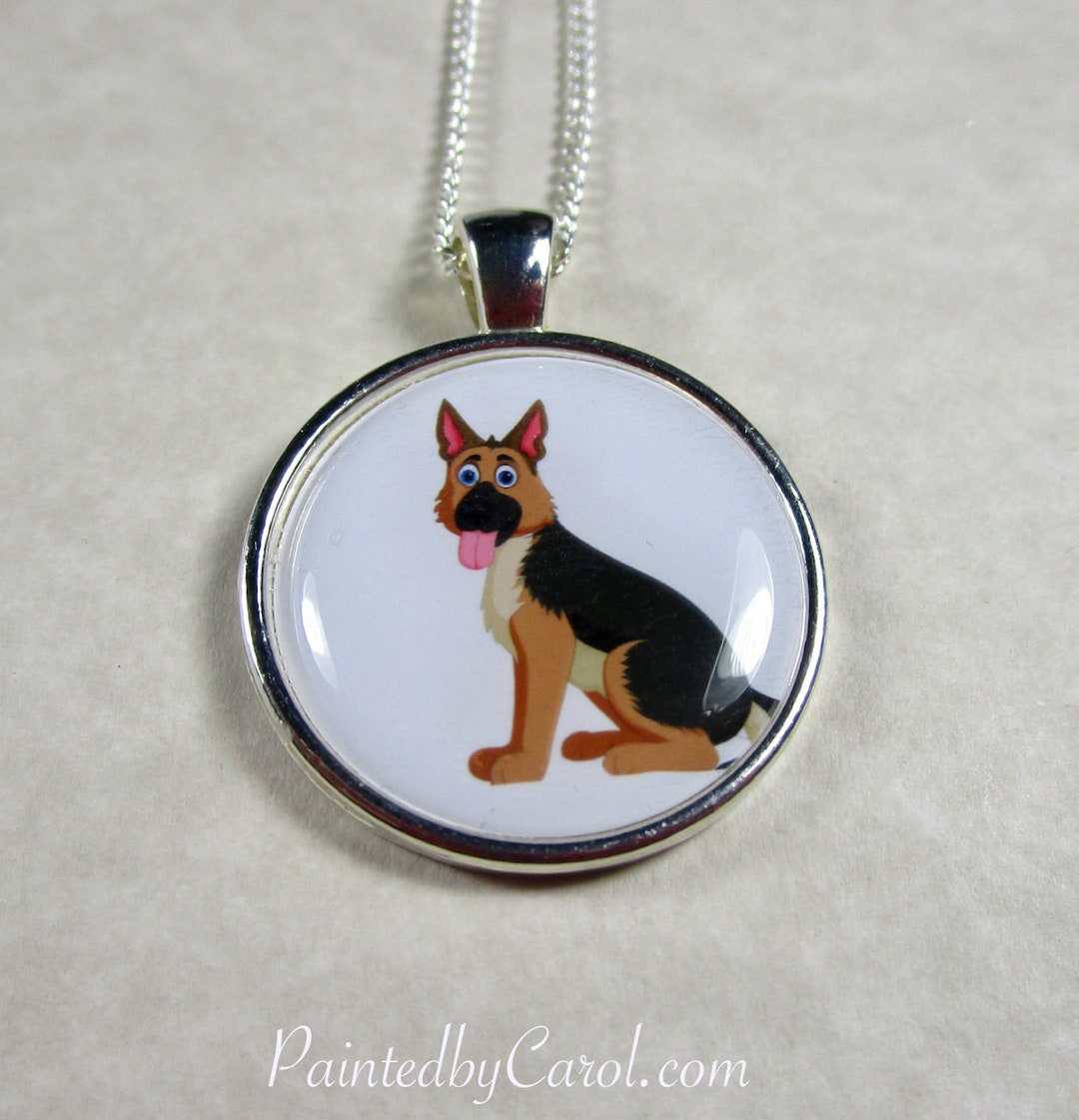 Gold German Shepherd Dog Necklace Pendant Charm Gifts Shephard Animal  Jewelry Pet 10k Plated Shepard - Etsy