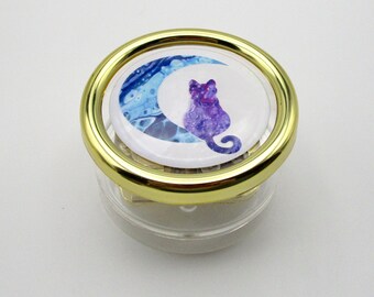 Cat Moon Music Box, Cat Silhouette Gifts, Cat Mom Gift, Cat Music Box, Wind Up Music Box, Pet Memorial Gift, Cat Lover Gifts