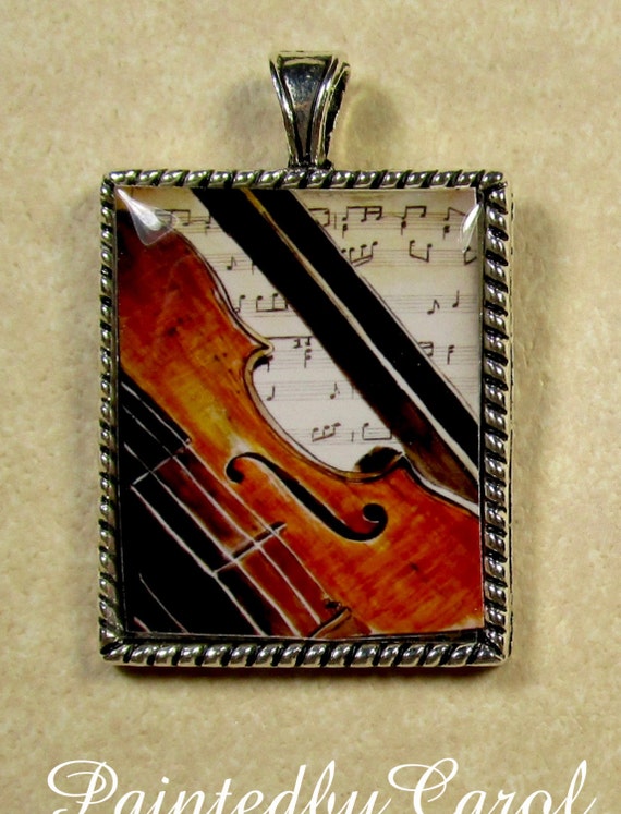 Violin Pendant Violin Necklace Violin Jewelry Violin Gifts Etsy