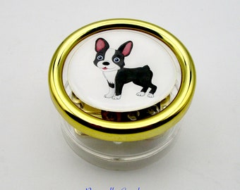 Boston Terrier Music Box, Boston Terrier Gifts, Boston Terrier Memorial Gifts, Boston Terrier Mom Gifts, Wind Up Music Box