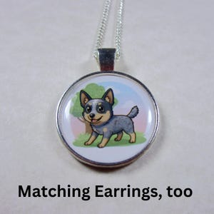 Australian Cattle Dog Pendant, Cattle Dog Necklace, Cattle Dog Jewelry, Cattle Dog Gifts, Cattle Dog Mom Gifts, Dog Mom Gifts