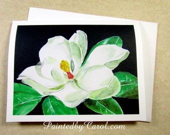 Magnolia Note Cards, Blank Magnolia Note Card Set, Magnolia Greeting Cards, Note Cards with Magnolia, Magnolia Lovers Cards, Set of Cards