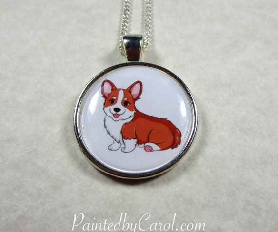 Corgi Pendant Corgi Gifts Corgi Necklace Corgi Jewelry Corgi