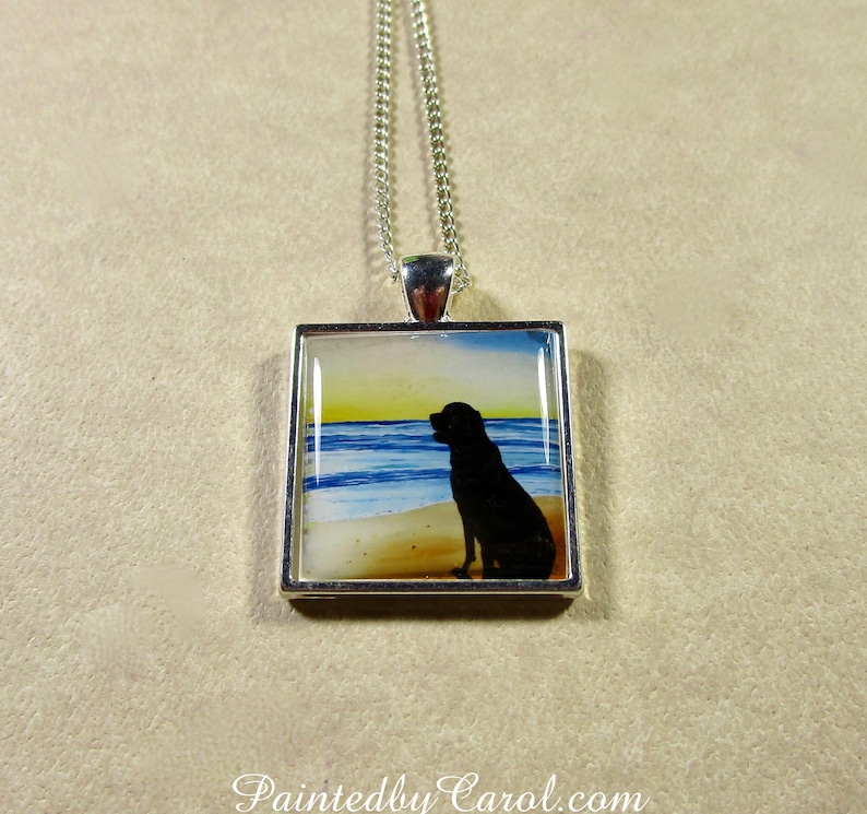 Black Lab Necklace Black Lab Pendant Black Lab Jewelry Etsy