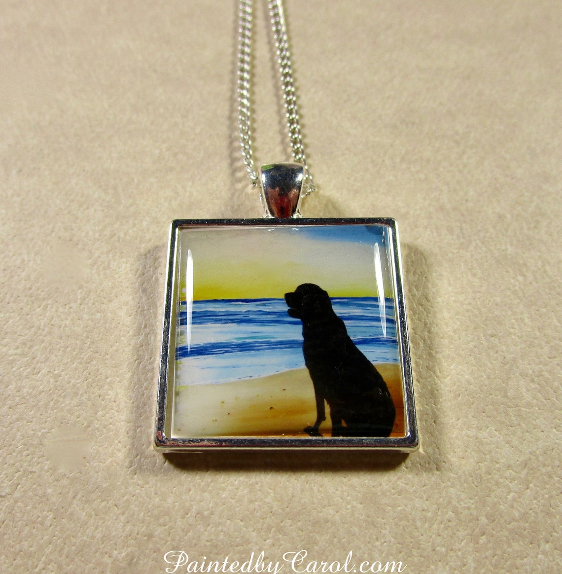 Black Lab Necklace Black Lab Pendant Black Lab Jewelry Etsy