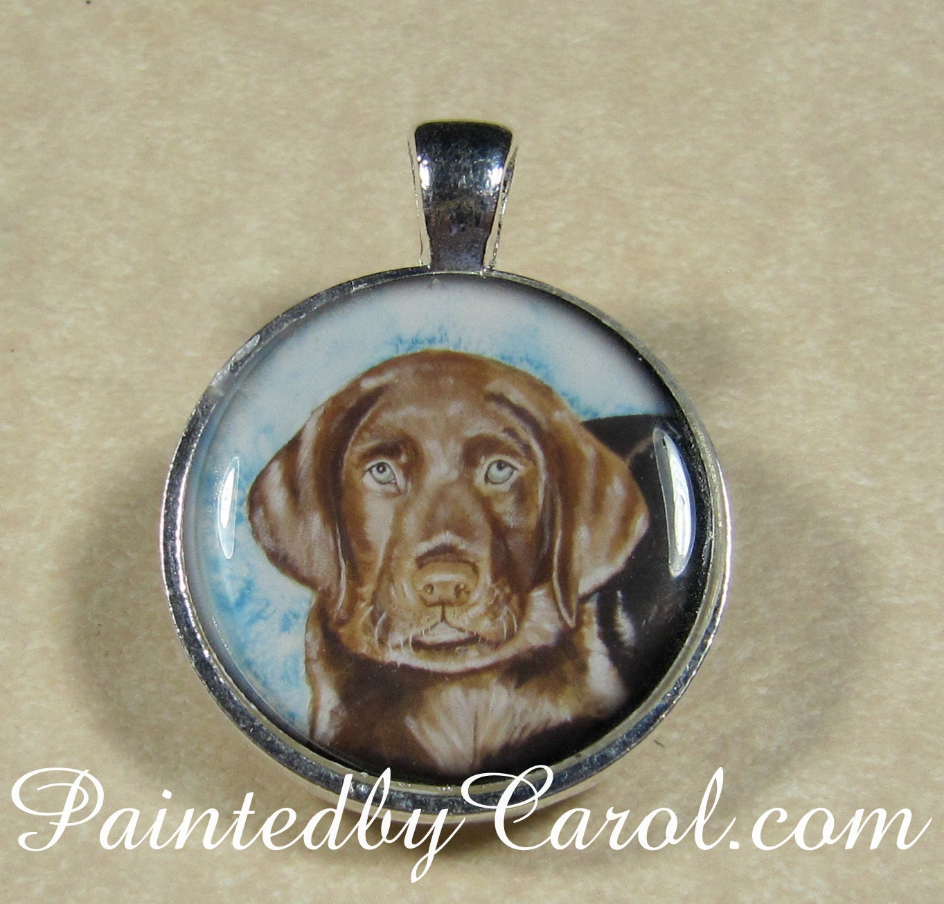 Chocolate Lab Pendant Chocolate Lab Necklace Labrador