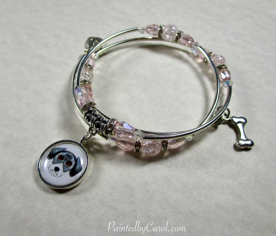 How To Make A Memory Wire Charm Bangle - Running With Sisters