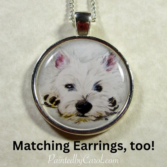 My Westie Is My Valentine Necklace My Westie Is My Valentine Necklace