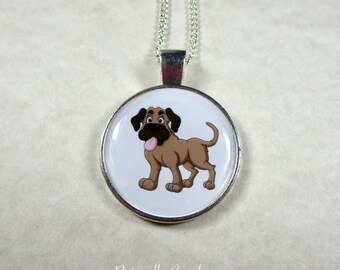 Mastiff Pendant, Mastiff Necklace, Mastiff Jewelry, Mastiff Gift, Mastiff Mom Gifts, Jewelry with Mastiff, Gift for Mastiff Mom