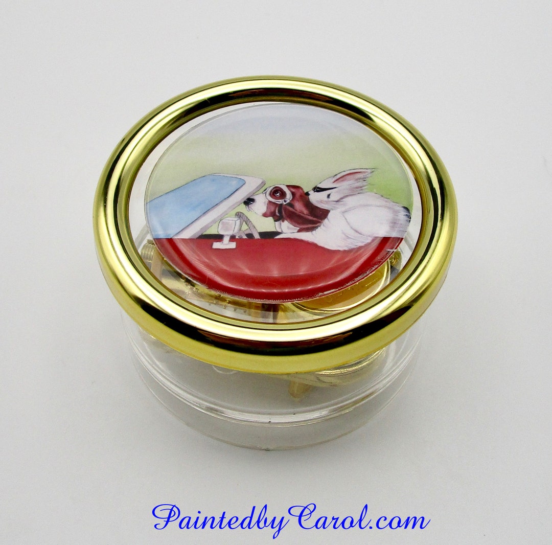 Dogs Music Box, Dogs in Car Gifts, Road Trip Music Box, Dog Mom Gifts
