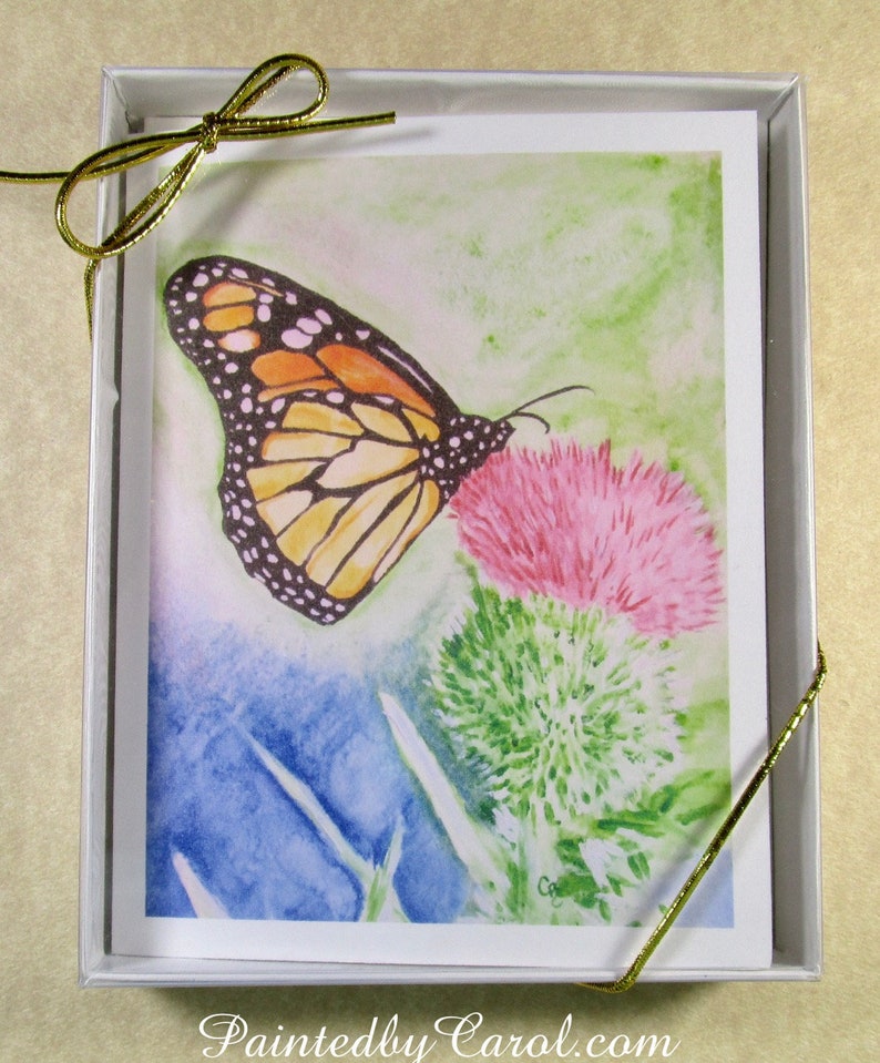 Greeting Cards 6 Monarch Butterfly blank cards Paper etna.com.pe