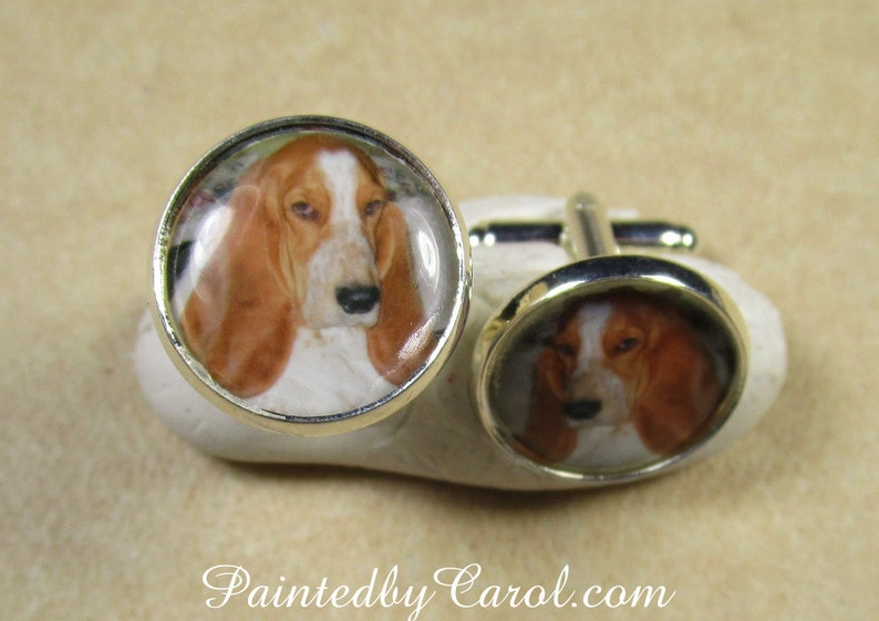 Custom Pet Photo Cufflinks, Dog Dad Cufflinks, Cat Dad Cufflinks, Pet Memorial Cufflinks, Pet Memorial Jewelry, Dog Dad Gift, Cat Dad Gift image 1