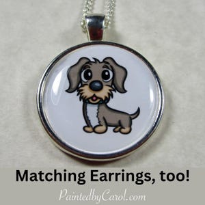 Wire Haired Dachshund Pendant, Dachshund Gifts, Dachshund Necklace, Wire-Haired Dachshund Jewelry, Wiener Dog Necklace, Wiener Dog Pendant