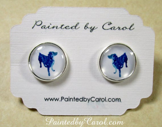 australian shepherd earrings