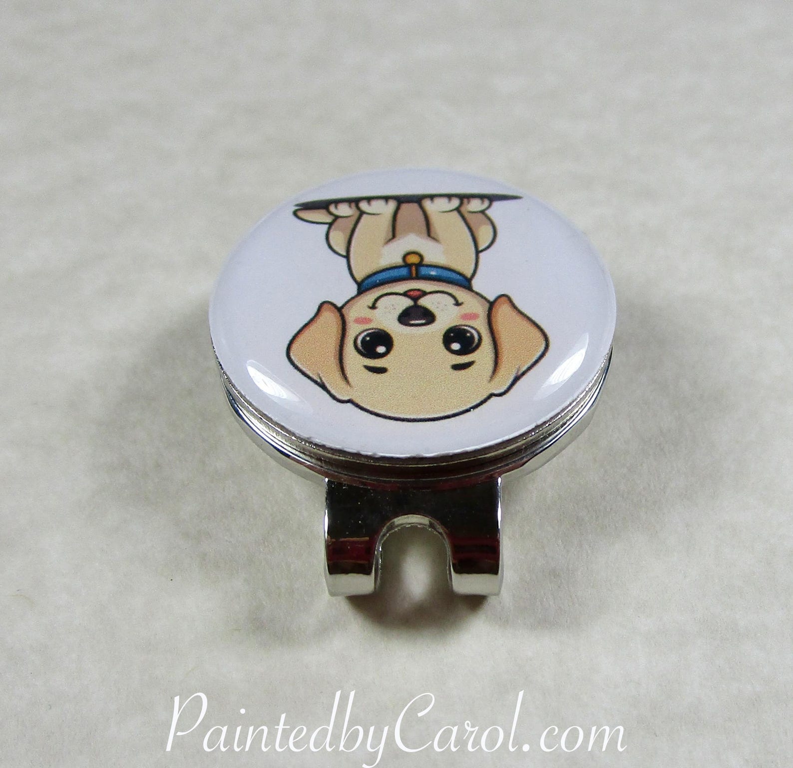 Cute Yellow Labrador Retriever Golf Ball Marker, Yellow Lab Gifts ...