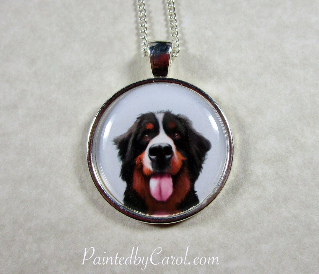 Bernese Mountain Dog Pendant, BMD Necklace, BMD Jewelry, BMD Mom
