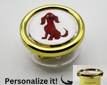 Redbone Coonhound Music Box, Personalized Dog Mom or Dad Gift / Pet Lover Memento