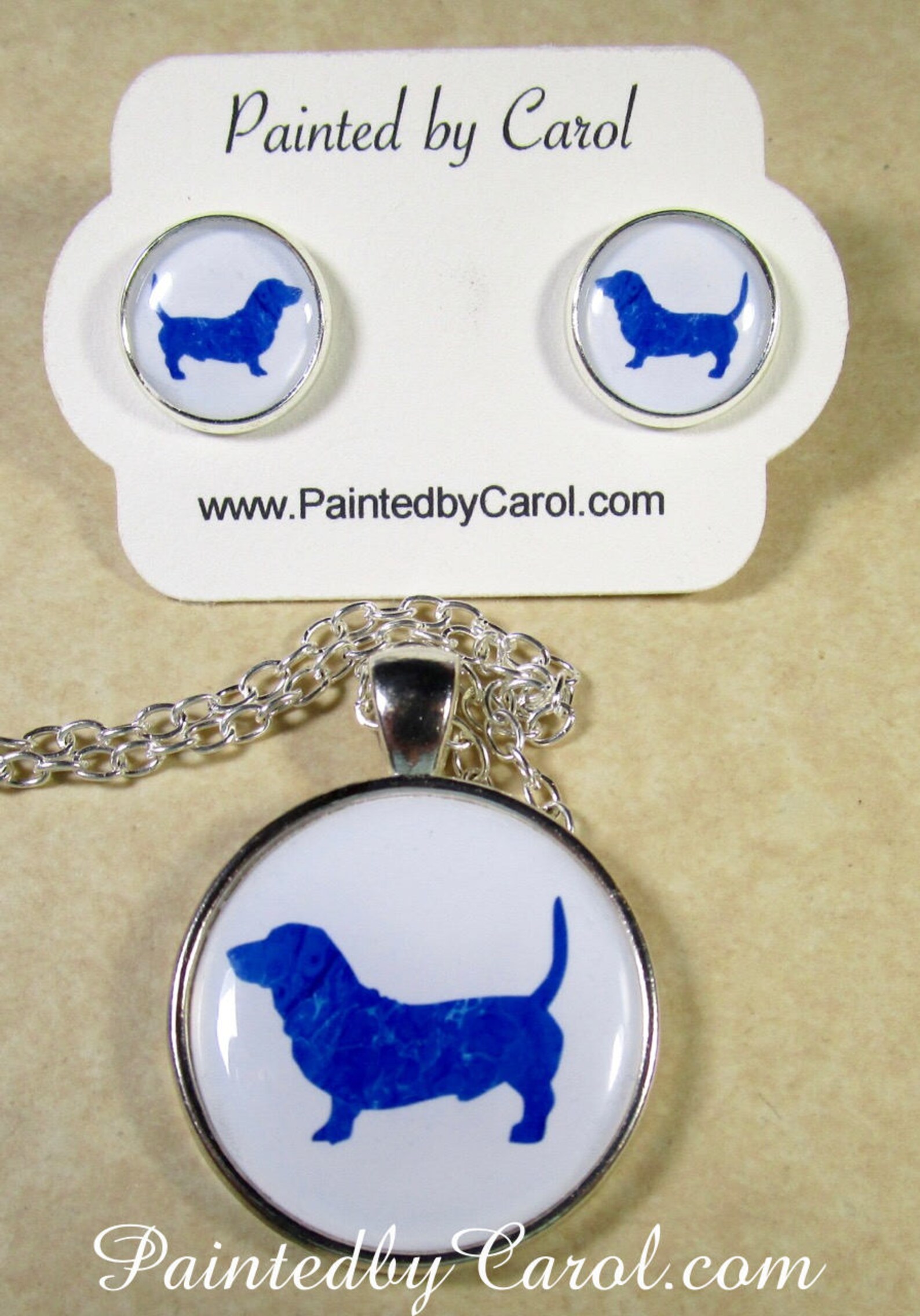 Basset Hound Earrings Basset Hound Jewelry Basset Hound Etsy