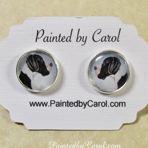 Great Dane Earrings, Great Dane Jewelry, Great Dane Studs, Great Dane Lever Backs, Great Dane Gifts, Great Dane Mom Gifts image 1