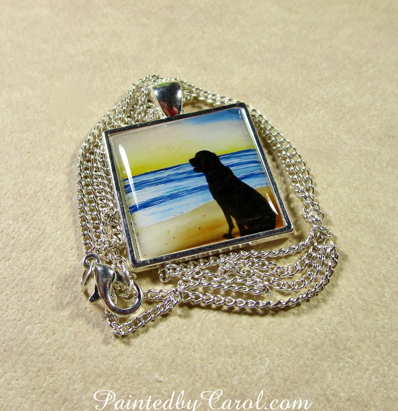 Black Lab Necklace Black Lab Pendant Black Lab Jewelry Etsy