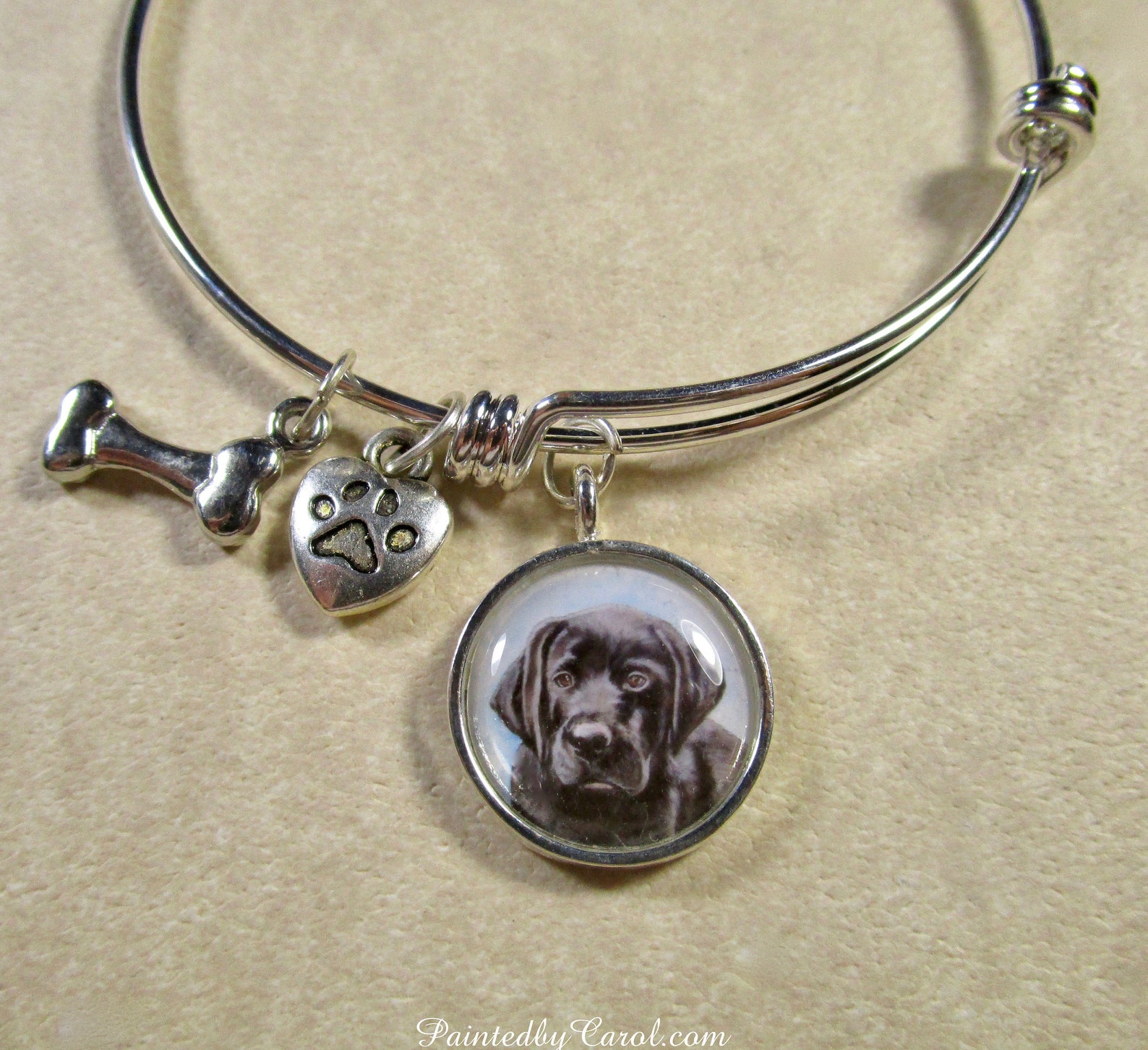 Black Lab Bracelet Black Lab Bangle Black Lab Expand It Etsy