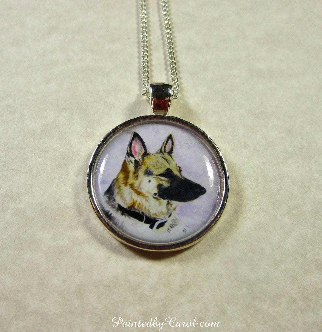 AILUOR German Shepherd Dog Necklace, Love Heart Dog India | Ubuy