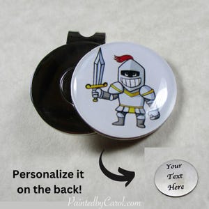 Knight Golf Ball Marker, Knight Fan Gifts, Knight School Gifts, Knight Team Gifts, Knight Ball Marker,  Knight Mens Gifts