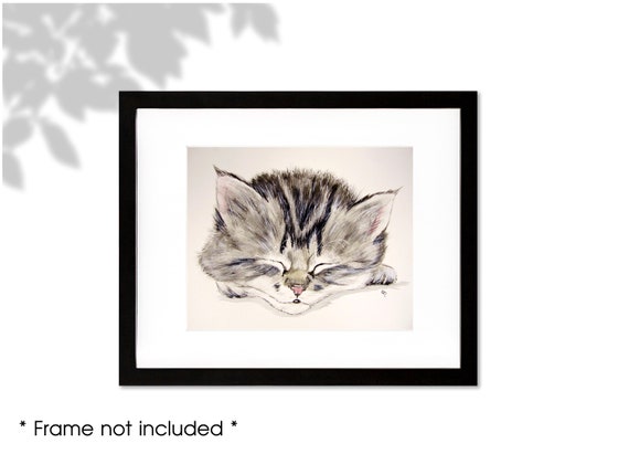 Chat Imprimer Gray Tabby Chaton Imprimer Peinture De Chat Etsy Chat Imprimer Gray Tabby Chaton Imprimer Peinture De Chat Etsy