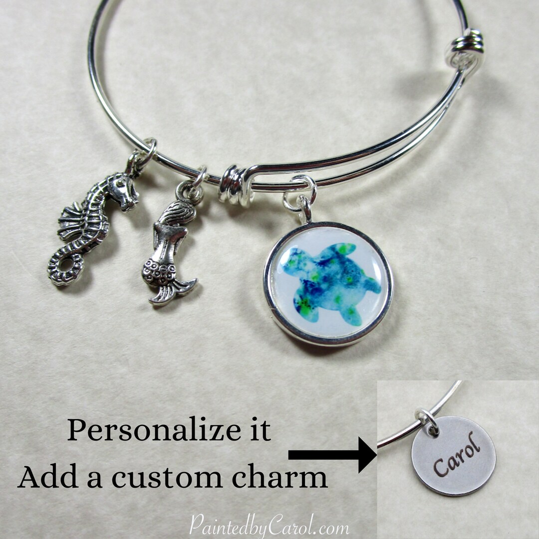 Turtle Bangle Sea Turtle Bangle Bracelet, Sea Turtle Jewelry, Sea Turtle Bracelet ...