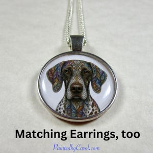 Intricate Pointer Necklace, Dog Mom Pendant / Pet Lover Jewelry Gifts