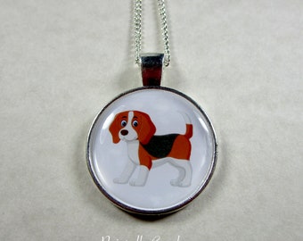 Beagle Pendant, Beagle Necklace, Beagle Jewelry, Beagle Gifts, Beagle Puppy Gifts, Beagle Birthday Gifts, Beagle Christmas Gifts