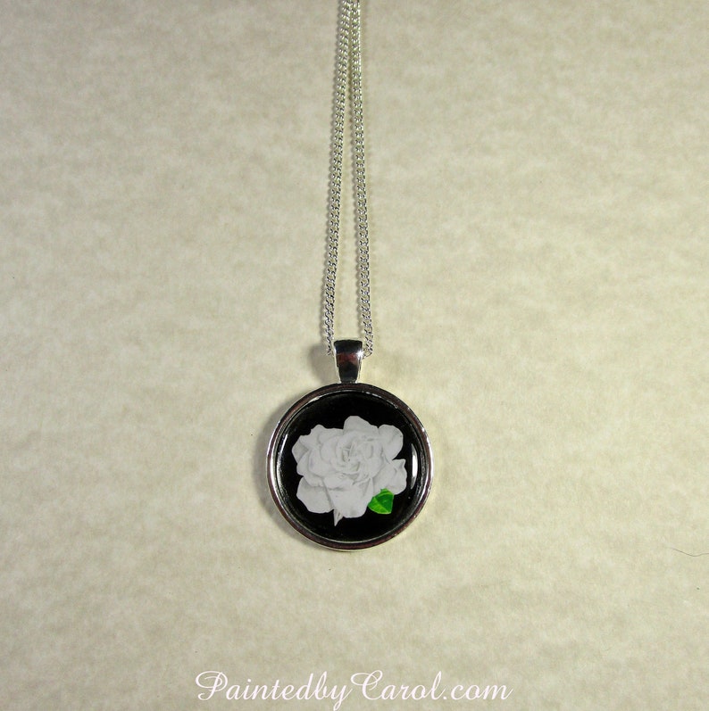 Gardenia Wedding Jewelry Gardenia Gifts Gardenia Jewelry Gardenia Bridal Jewelry Gardenia Necklace Bridesmaids Gifts Gardenia Pendant