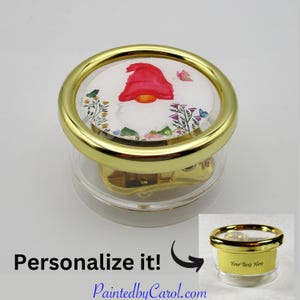 Gnome Music Box, Garden Gnome Gifts, Gnome Decor, Gnome Home Gifts, Gnome Collector Gifts, Unique Gnome Gifts, Personalized Gnome Gifts