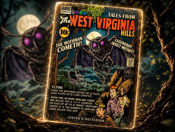 The Wise Mothman– Foil Custom MTG Proxy card