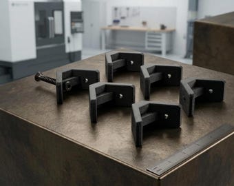 Robusta hyllkonsoler: Industriella hörnstag, robusta beslag (6-pack)