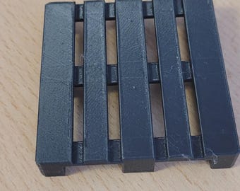 Miniatyrpallunderlägg STL-fil, industriellt skrivbordstillbehör (digital nedladdning)