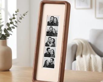 Handgefertigter Fotorahmen aus Holz, Paarjubiläen und Andenken