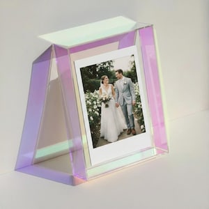 Colorful Acrylic Floating Picture Frame, Dopamine Decor Clear Modern Poster Frame for Art Prints, Photos image 13