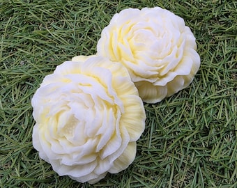 Sapone artigianale al fiore di peonia / Bar per ospiti tropicale al profumo di ananas