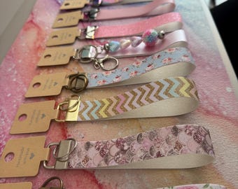 Faux Leather Wristlet