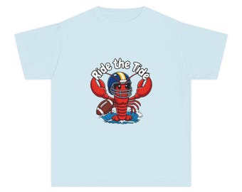 Camiseta de fútbol Ride the Tide Lobster / Camiseta deportiva de playa para niños