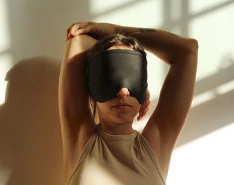 Schlafmaske gegen Schlaflosigkeit, Augenmaske für besseren Schlaf, Lichtblockermaske für tiefen Schlaf und Nachtruhe
