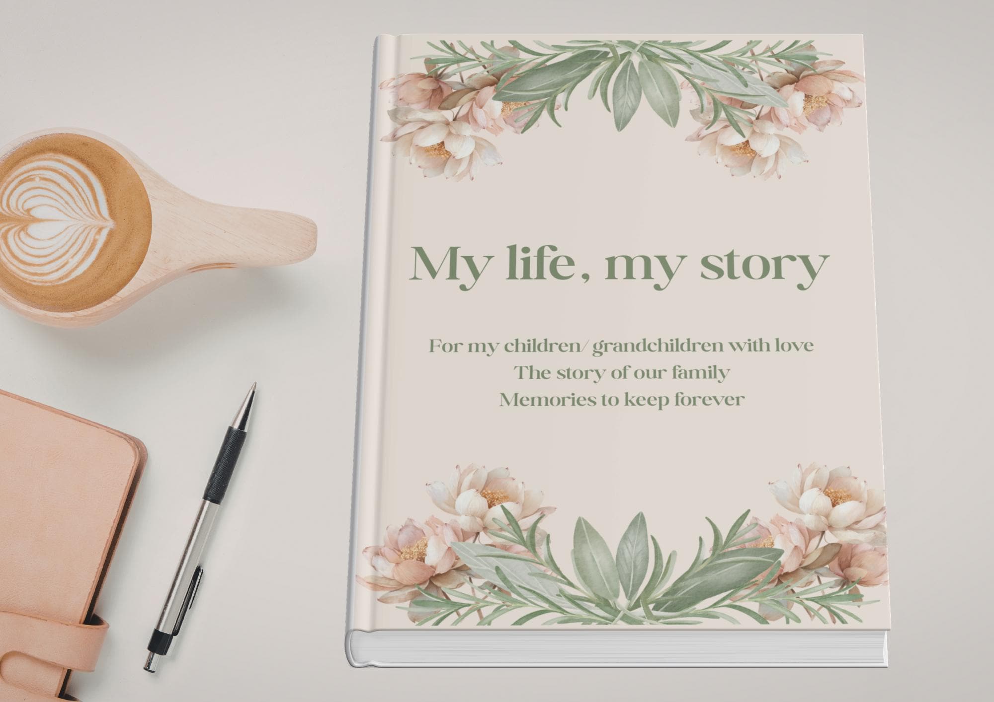 Memory Book Pdf Family Memory Book Pdf Printable | Life Story Journal + Letters to My ...
