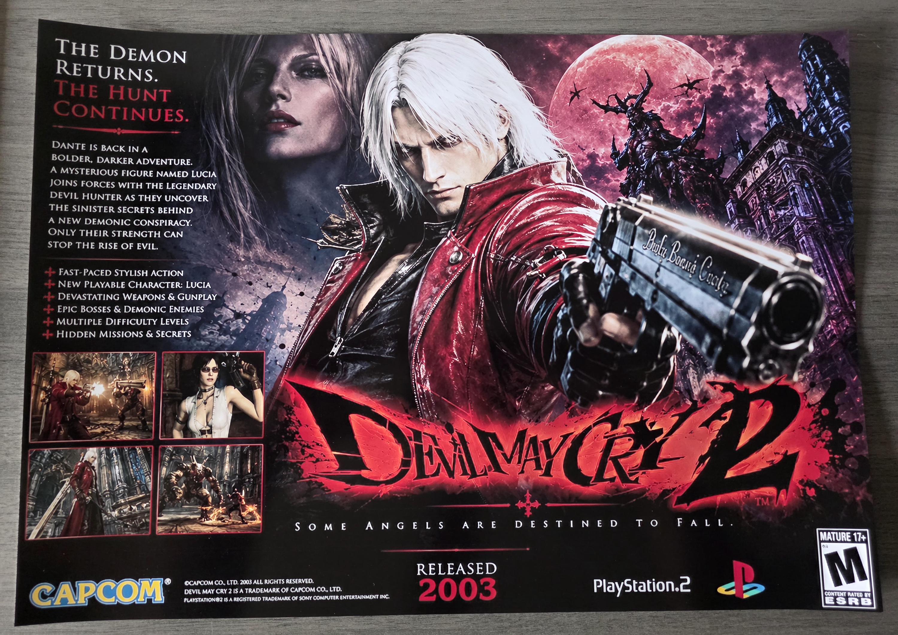 Devil May Cry Ps2 Poster - Etsy