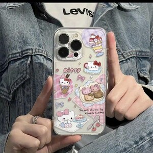 MEGA CLEARANCE Hello Kitty iPhone Case: Shockproof Pink Silicone Cartoon Design afbeelding 3